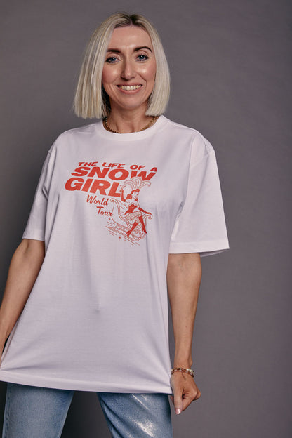The Life of a Snow Girl Slogan Christmas T-Shirt