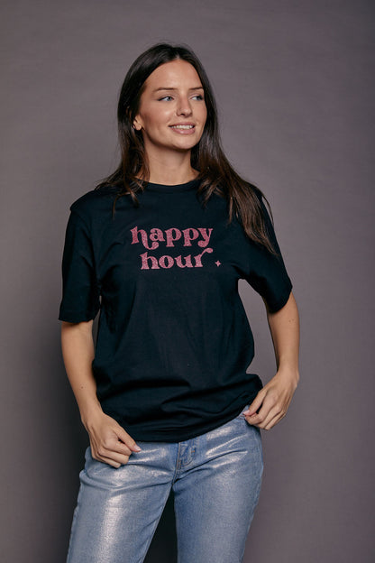LIMITED EDITION Sparkly Happy Hour T-Shirt