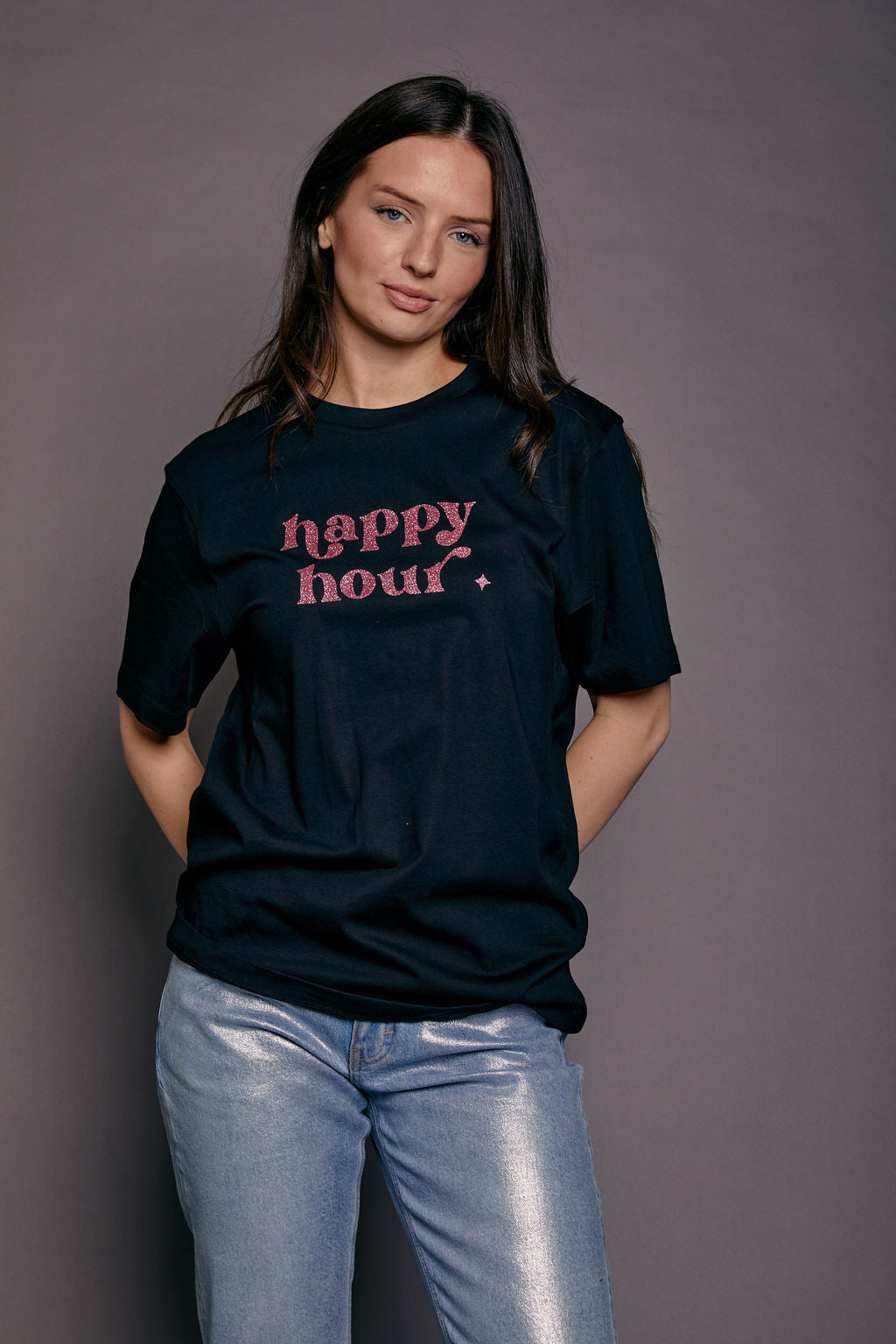 LIMITED EDITION Sparkly Happy Hour T-Shirt