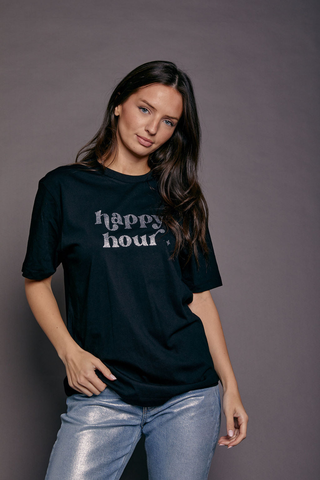 LIMITED EDITION Sparkly Happy Hour T-Shirt