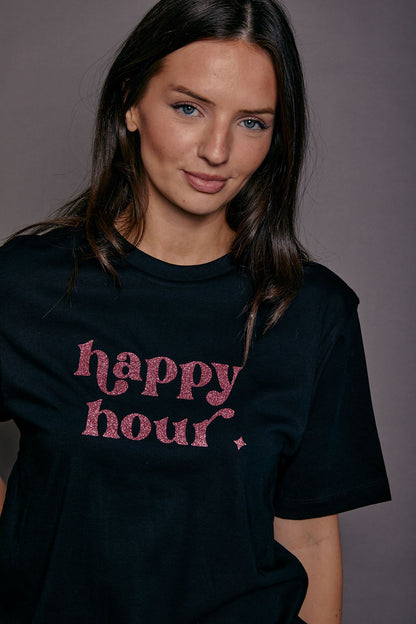 LIMITED EDITION Sparkly Happy Hour T-Shirt