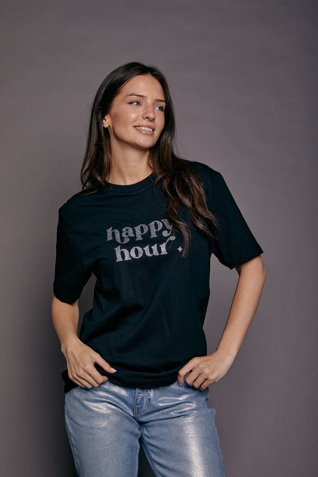 LIMITED EDITION Sparkly Happy Hour T-Shirt
