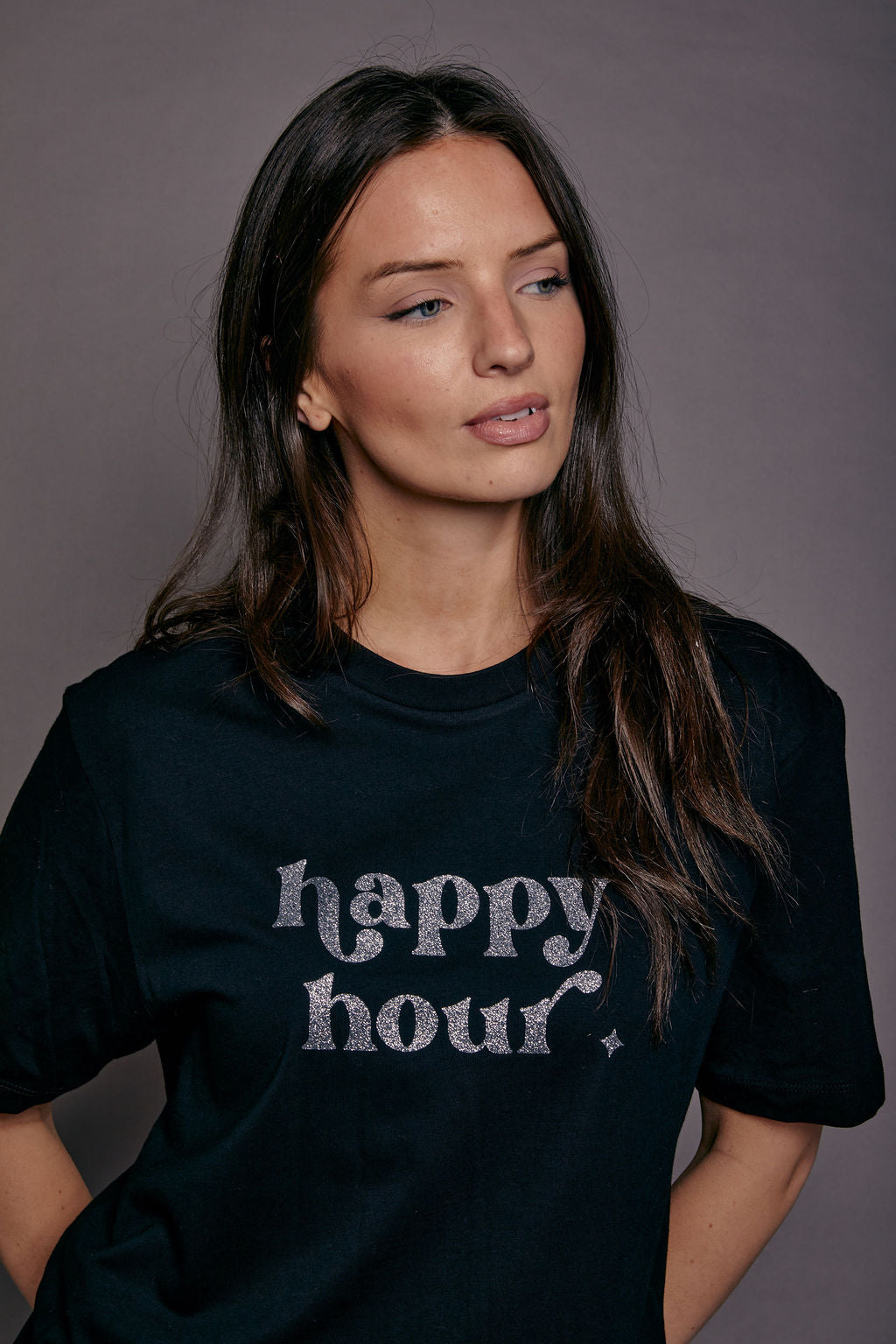 LIMITED EDITION Sparkly Happy Hour T-Shirt