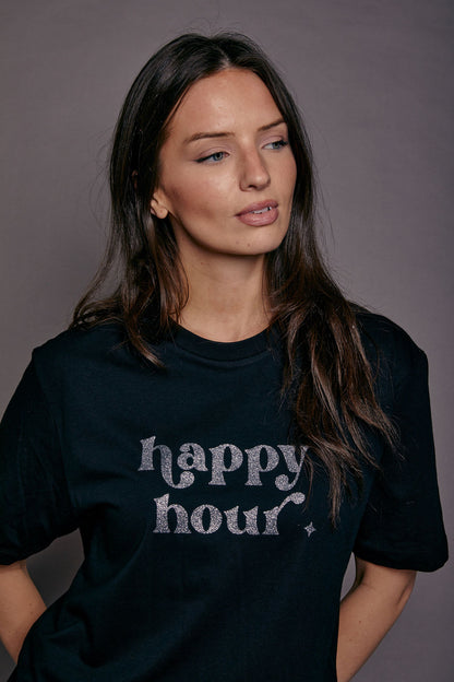LIMITED EDITION Sparkly Happy Hour T-Shirt