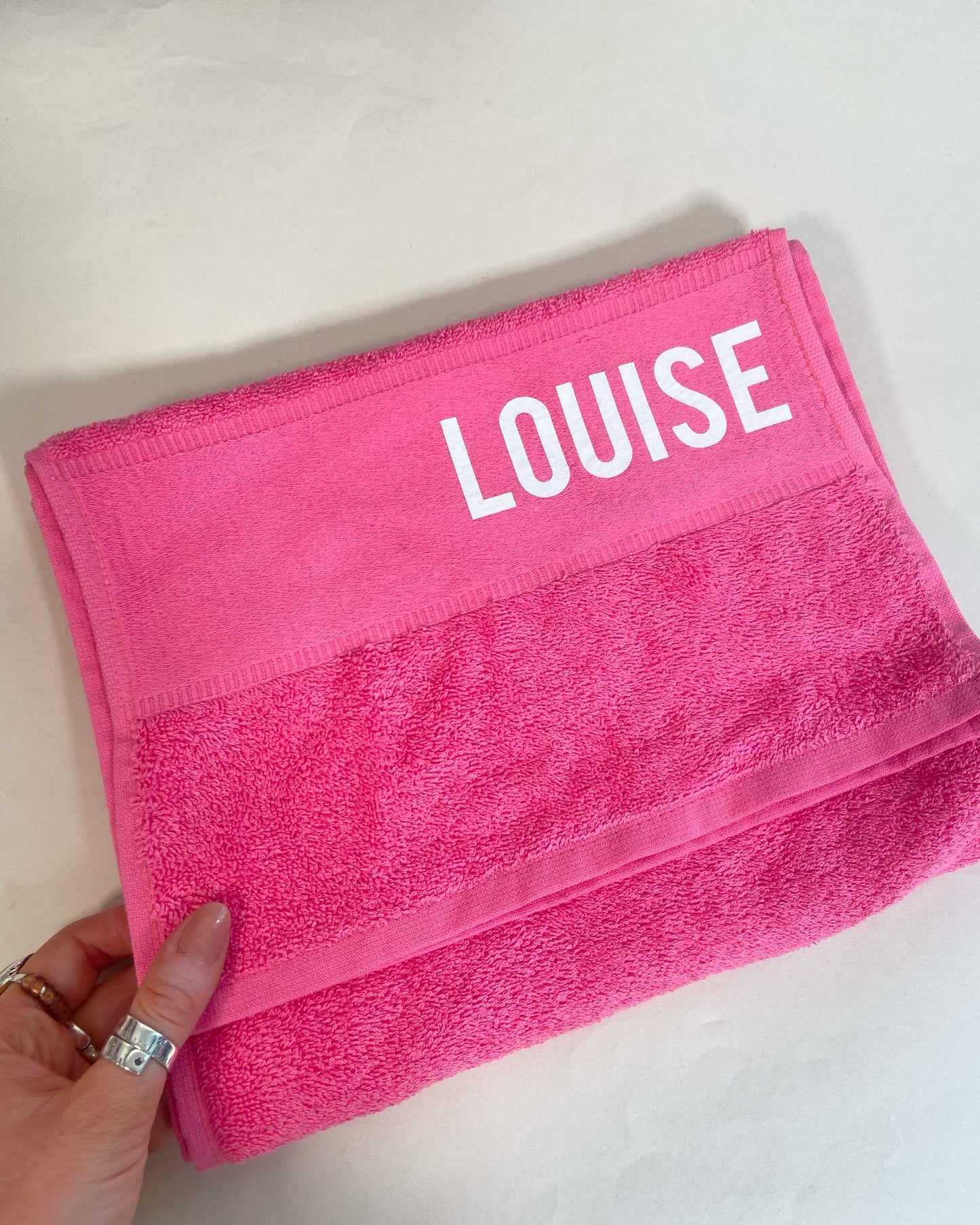 Louise Pink Gym Towel SALE