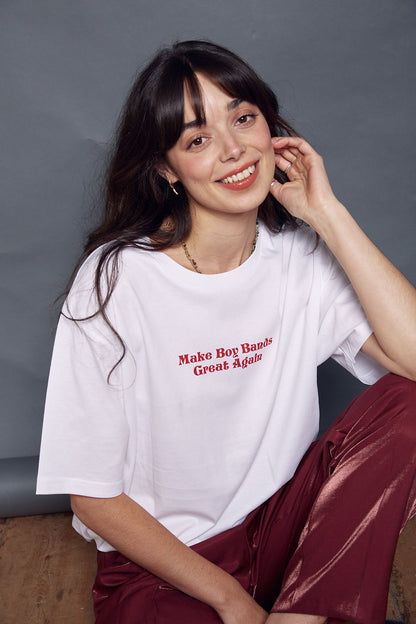 Make Boy Bands Great Again Slogan T-Shirt