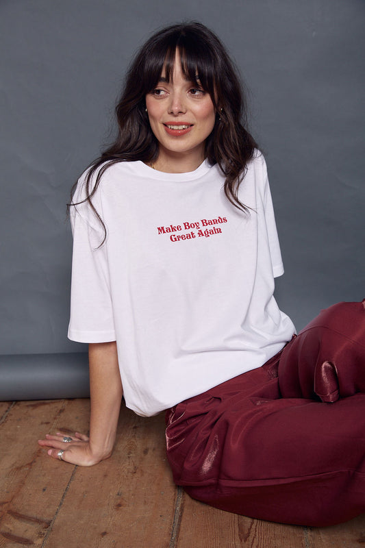Make Boy Bands Great Again Slogan T-Shirt