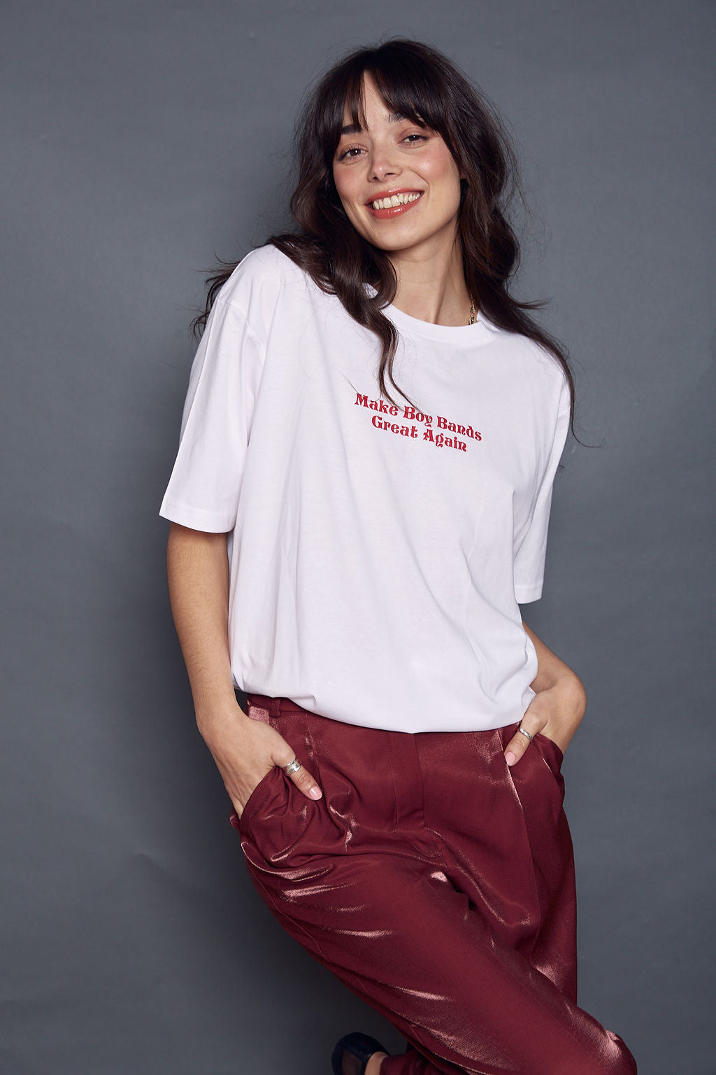 Make Boy Bands Great Again Slogan T-Shirt