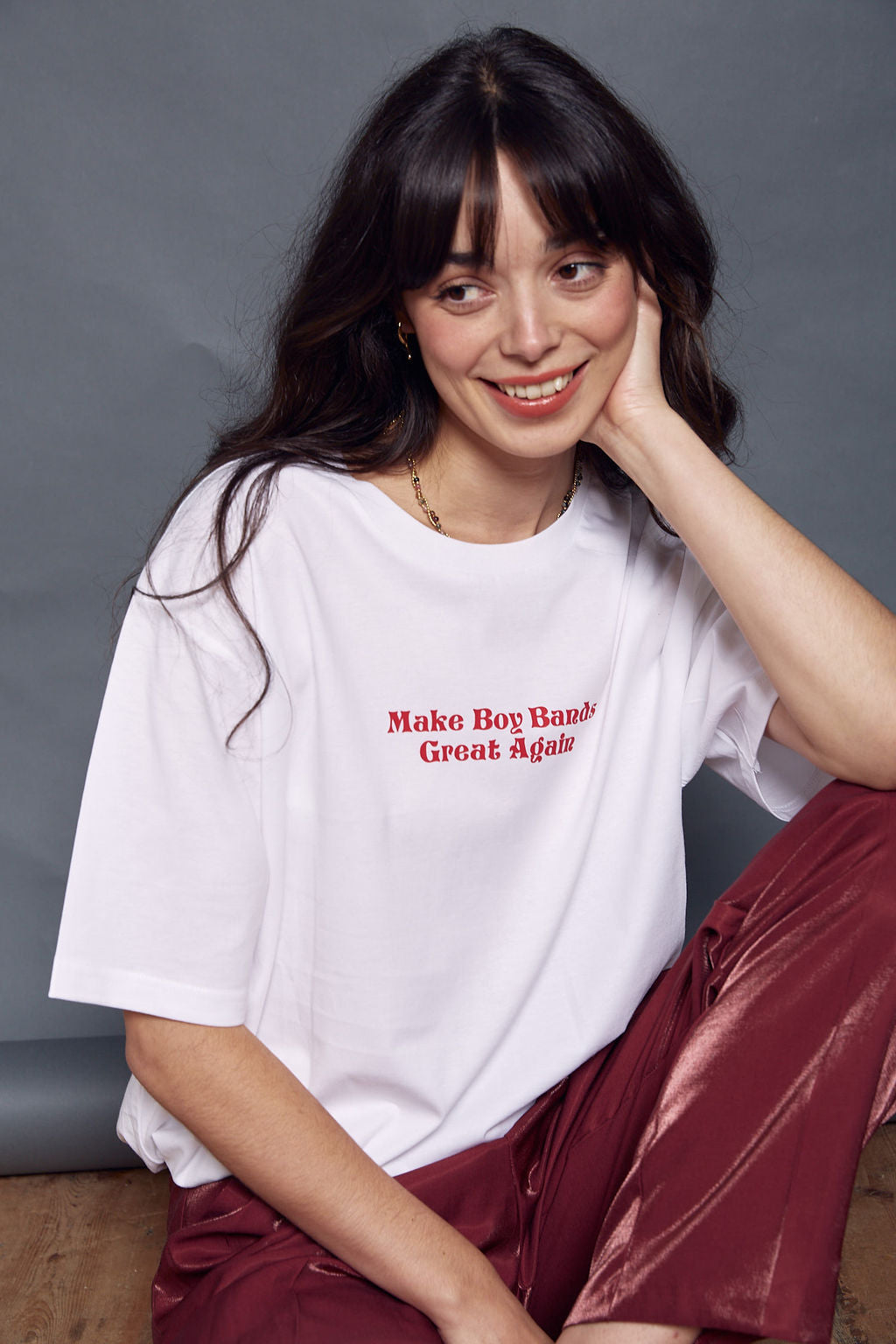 Make Boy Bands Great Again Slogan T-Shirt