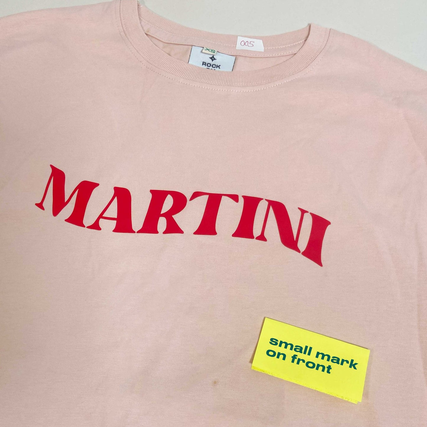 XS Peach Martini T-Shirt SALE