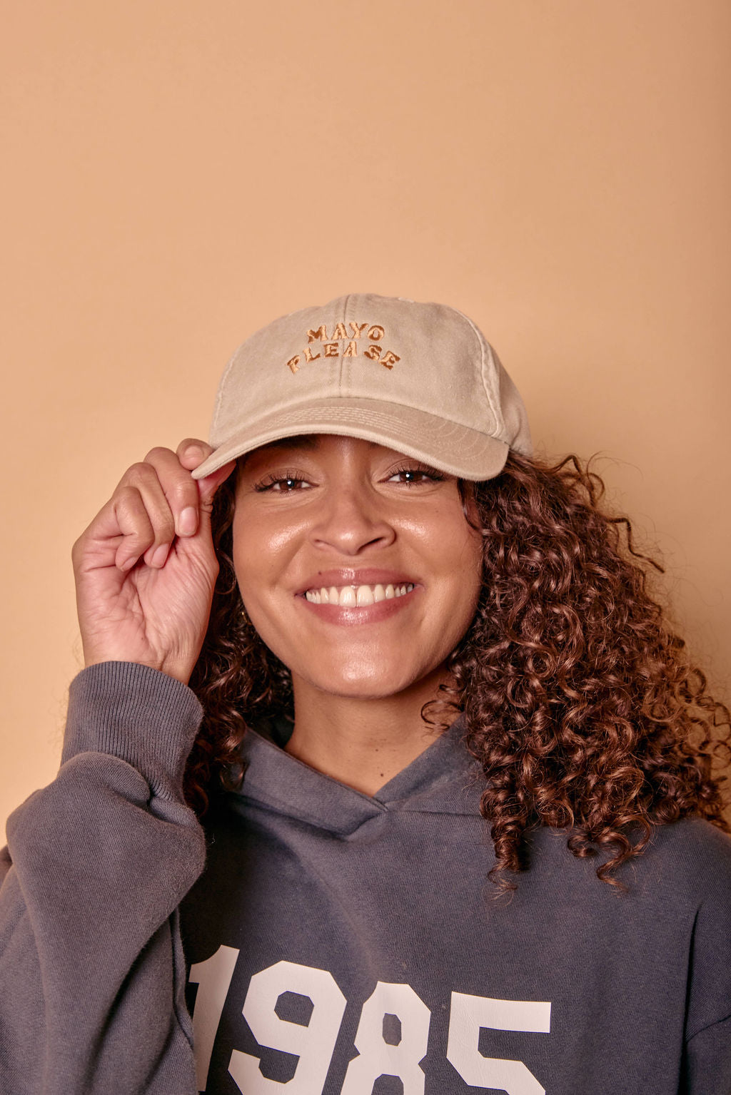 Mayo Please Slogan Cap