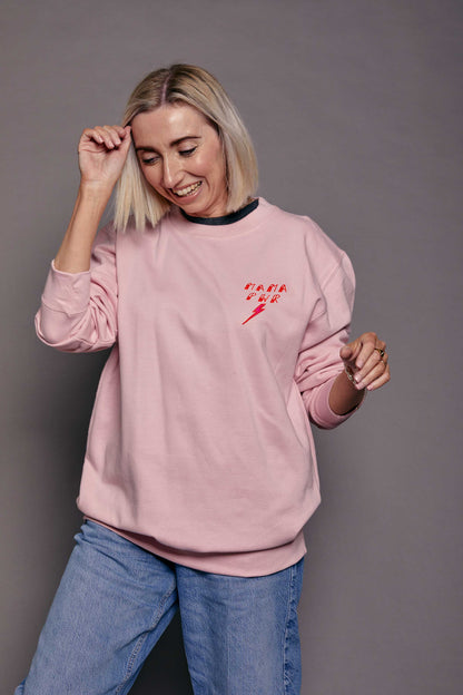 Embroidered Mama Pwr Sweatshirt