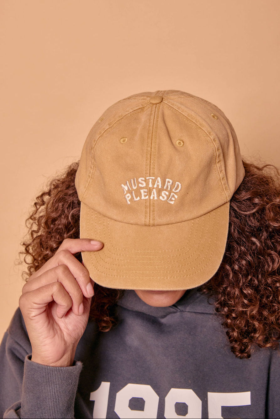 Mustard Please Slogan Cap