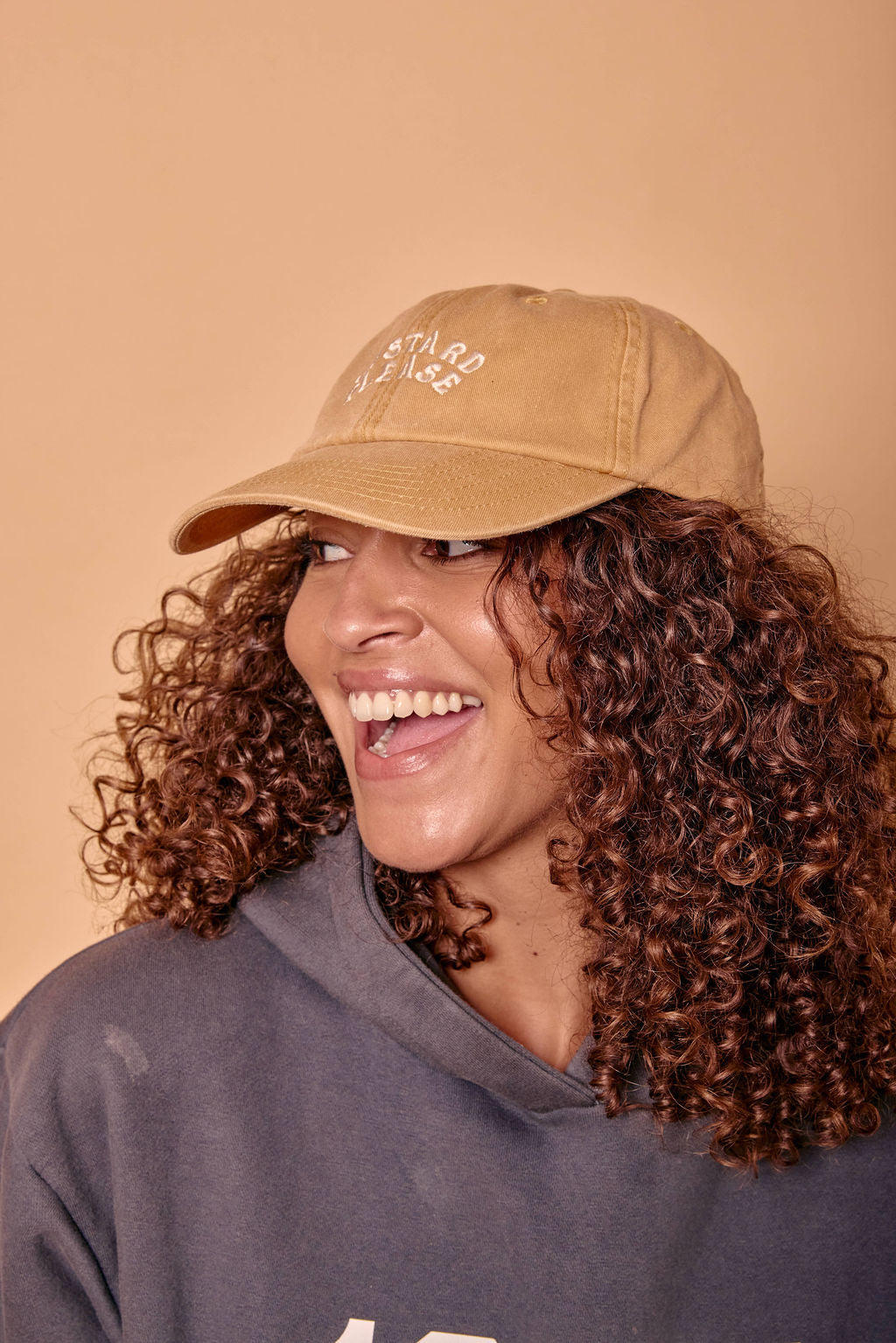 Mustard Please Slogan Cap