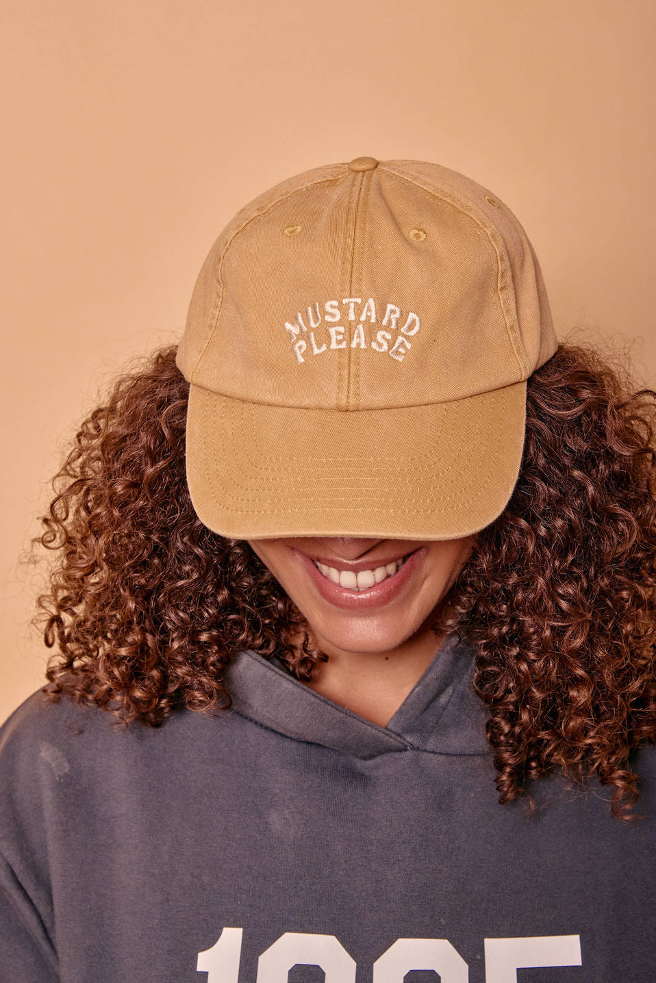 Mustard Please Slogan Cap