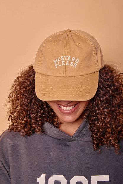 Mustard Please Slogan Cap