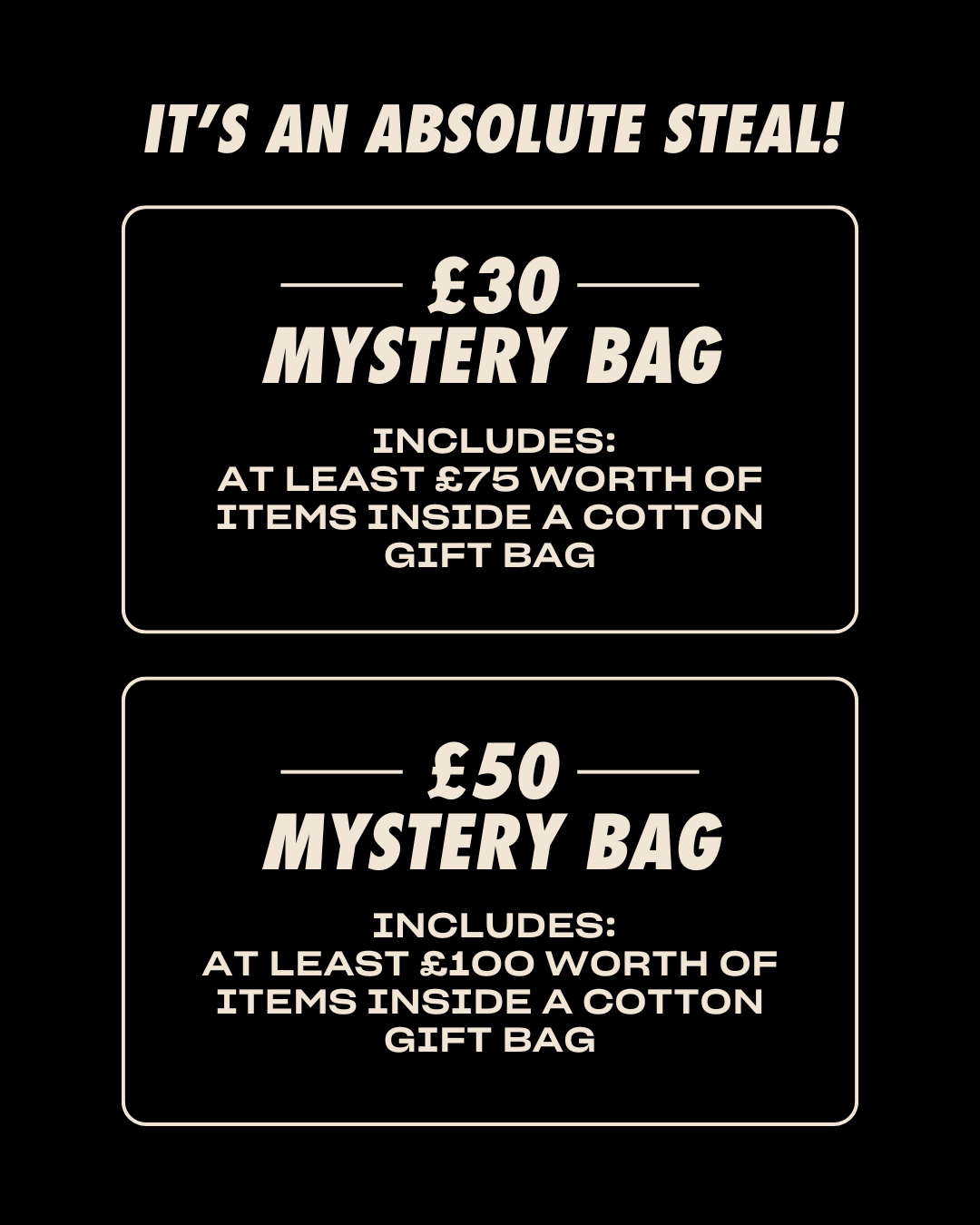 The ULTIMATE Mystery Bag