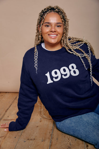 Funky Font Personalised Year Sweatshirt