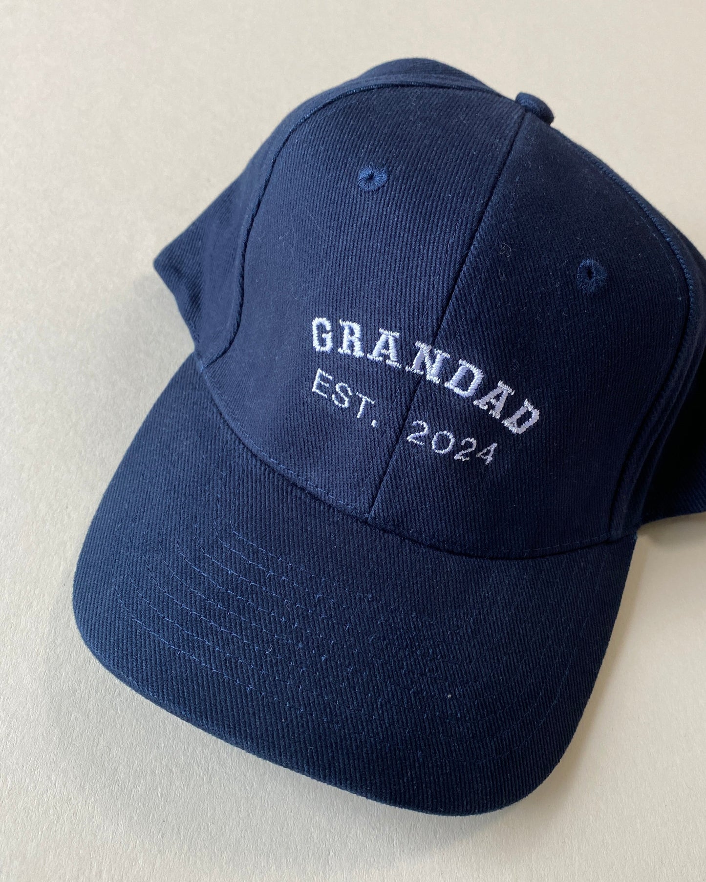 Personalised Dad Est Year Cap