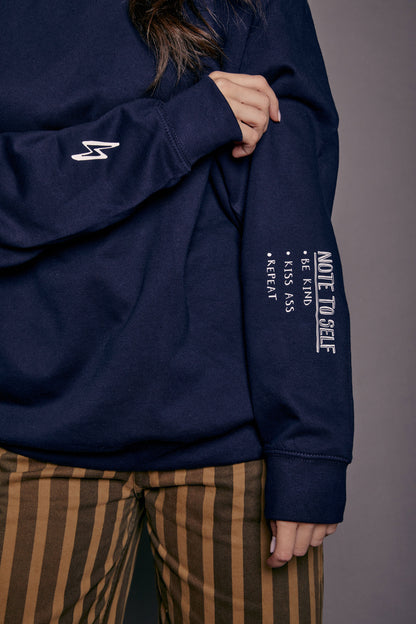 Note To Self Sleeve Sweatshirt