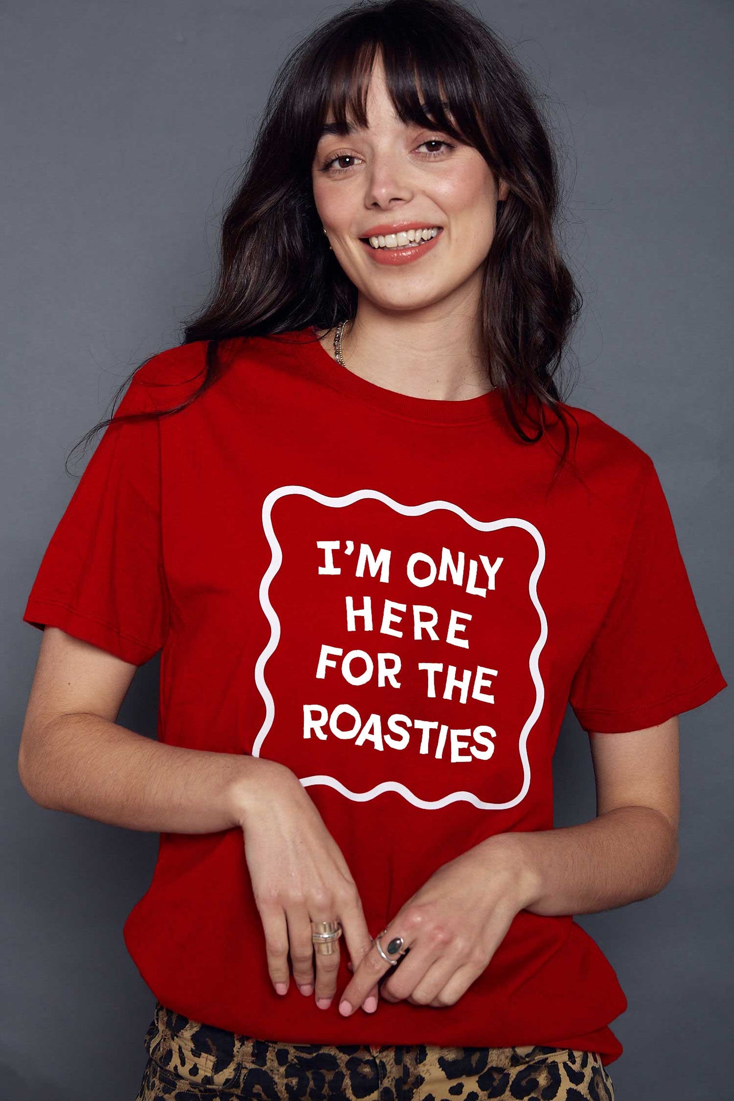 Only Here for the Roasties Christmas T-Shirt