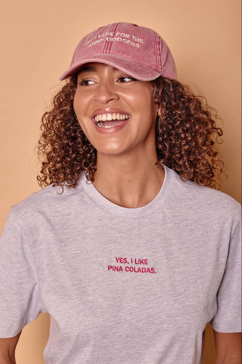 Only Here For The Jammy Dodgers Slogan Cap