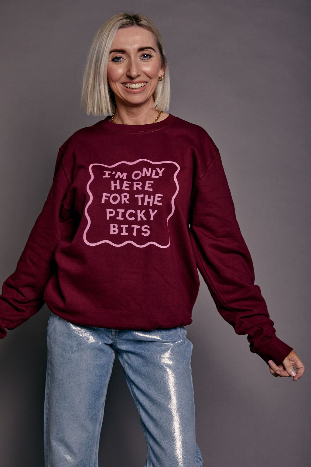 Custom Only Here for the ... Christmas Sweatshirt