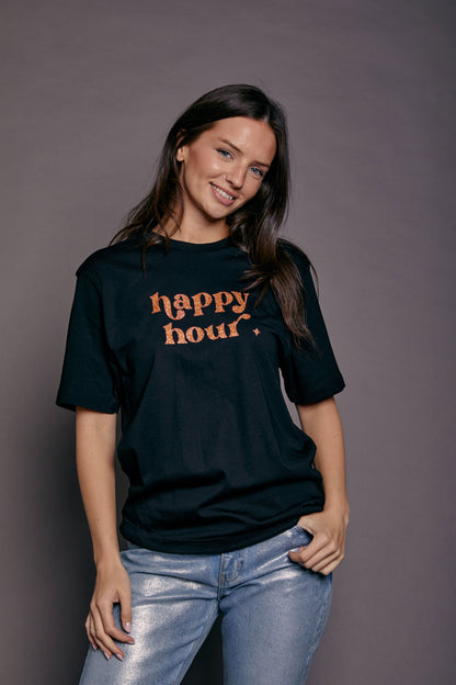 LIMITED EDITION Sparkly Happy Hour T-Shirt