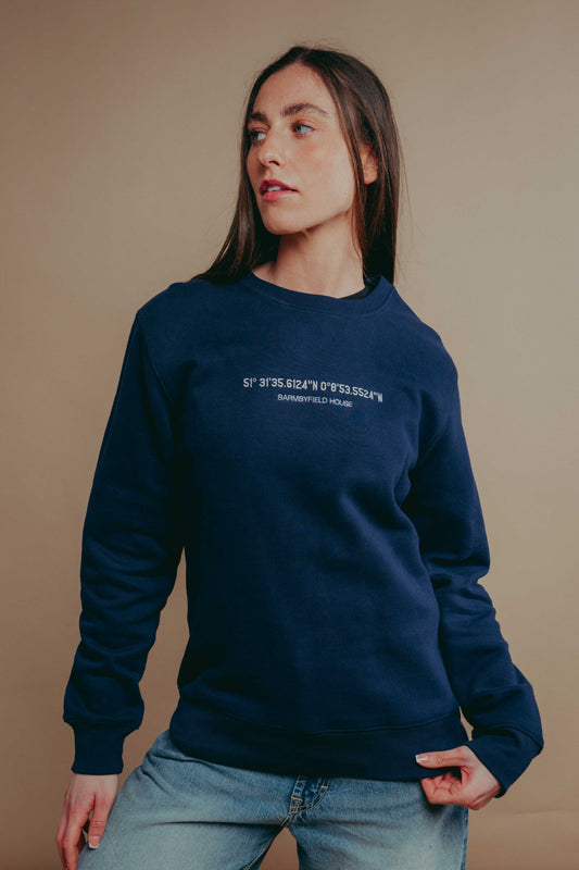 Embroidered Coordinates Sweatshirt