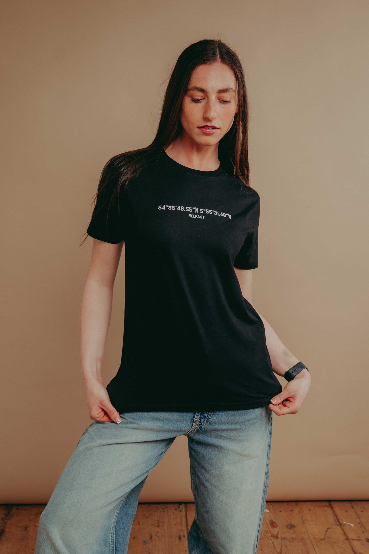 Embroidered Coordinates T-Shirt