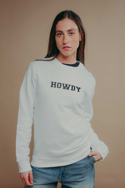 Personalised Embroidered Slogan Sweatshirt