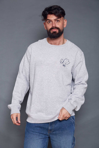 Personalised Handwriting Sweatshirt Breast Pocket