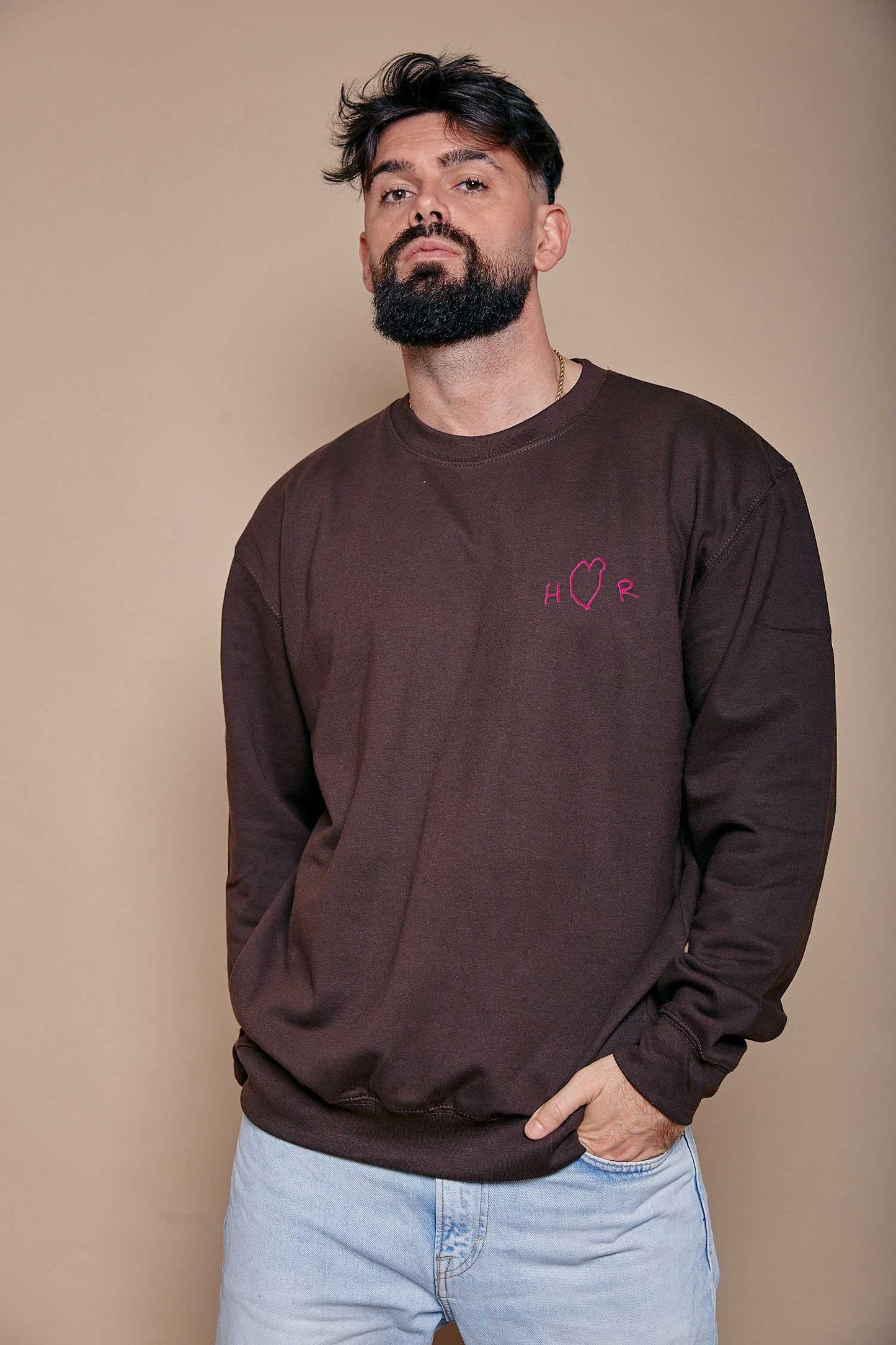 Personalised Handwriting Sweatshirt Breast Pocket