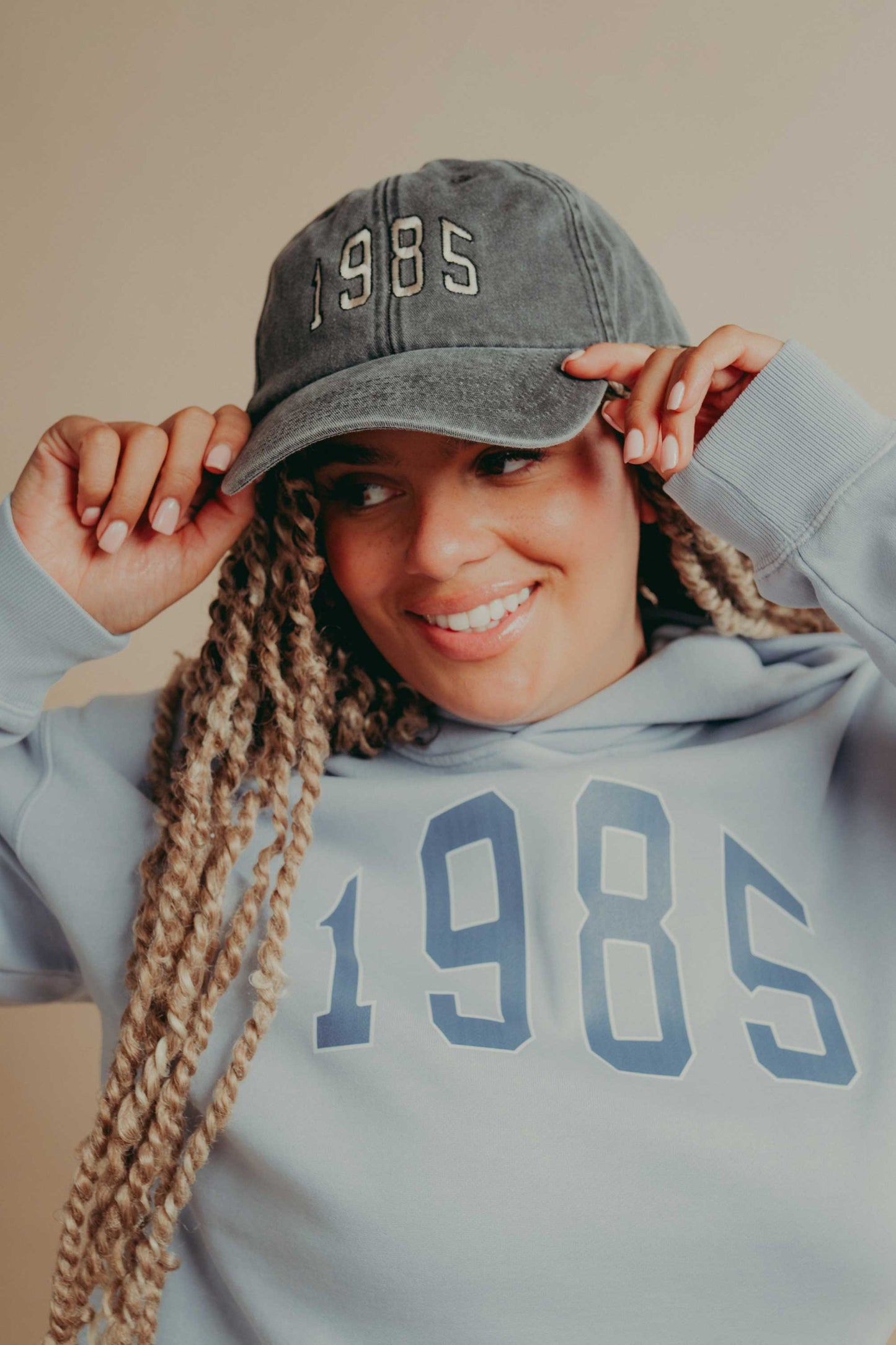 Personalised Varsity Year Denim Baseball Cap