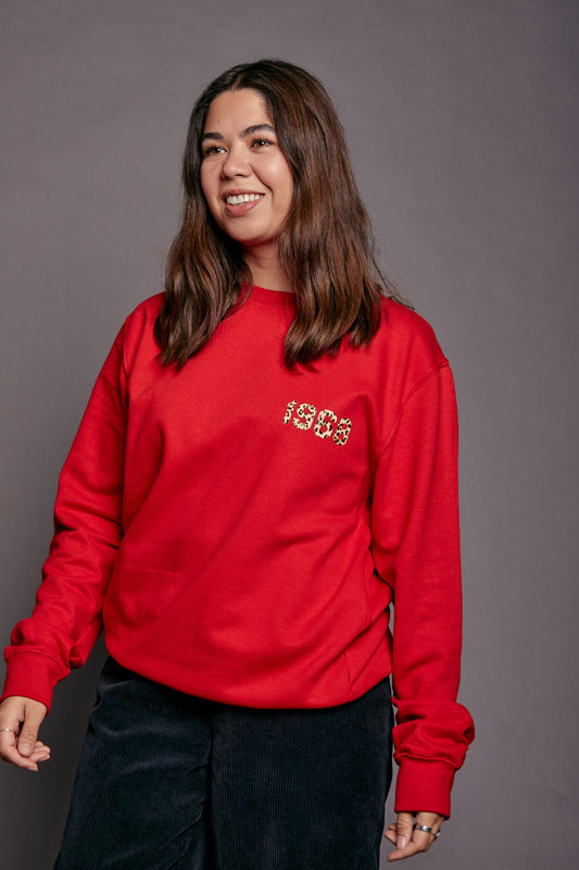 Personalised Year Sweatshirt Breast Pocket