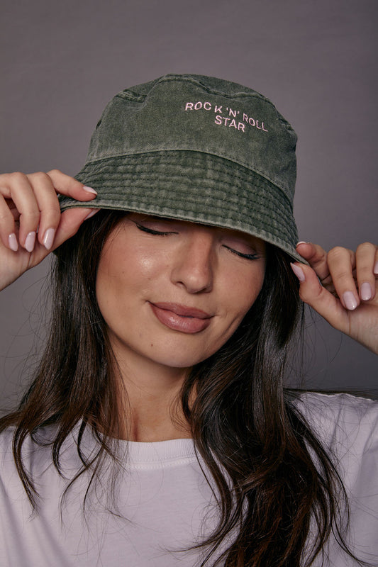 Personalised Slogan Vintage Bucket Hat