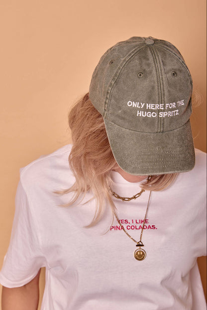 Personalised 'Only Here For...' Cap