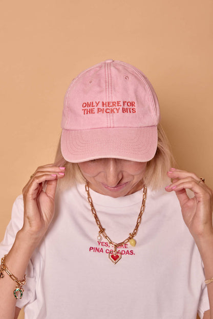 Personalised 'Only Here For...' Cap