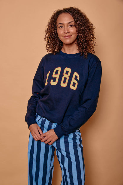 Personalised Varsity Year Sweatshirt