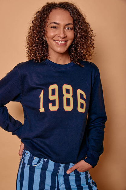 Personalised Varsity Year Sweatshirt