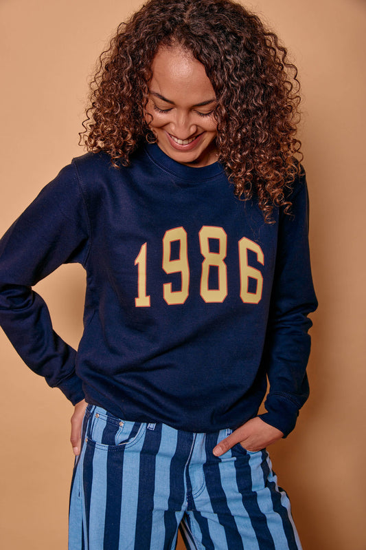 Personalised Varsity Year Sweatshirt