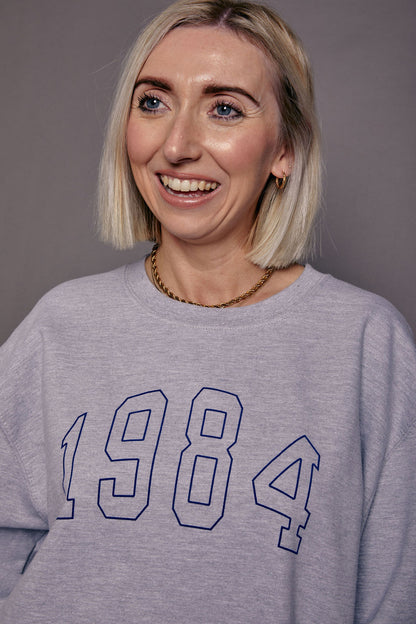 Personalised Outline Year Sweatshirt