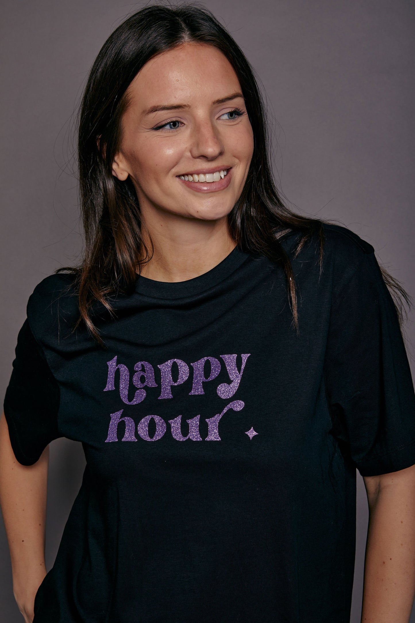 LIMITED EDITION Sparkly Happy Hour T-Shirt
