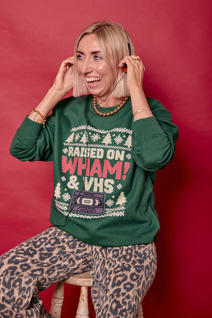 Fair Isle Style Wham! Christmas Sweatshirt