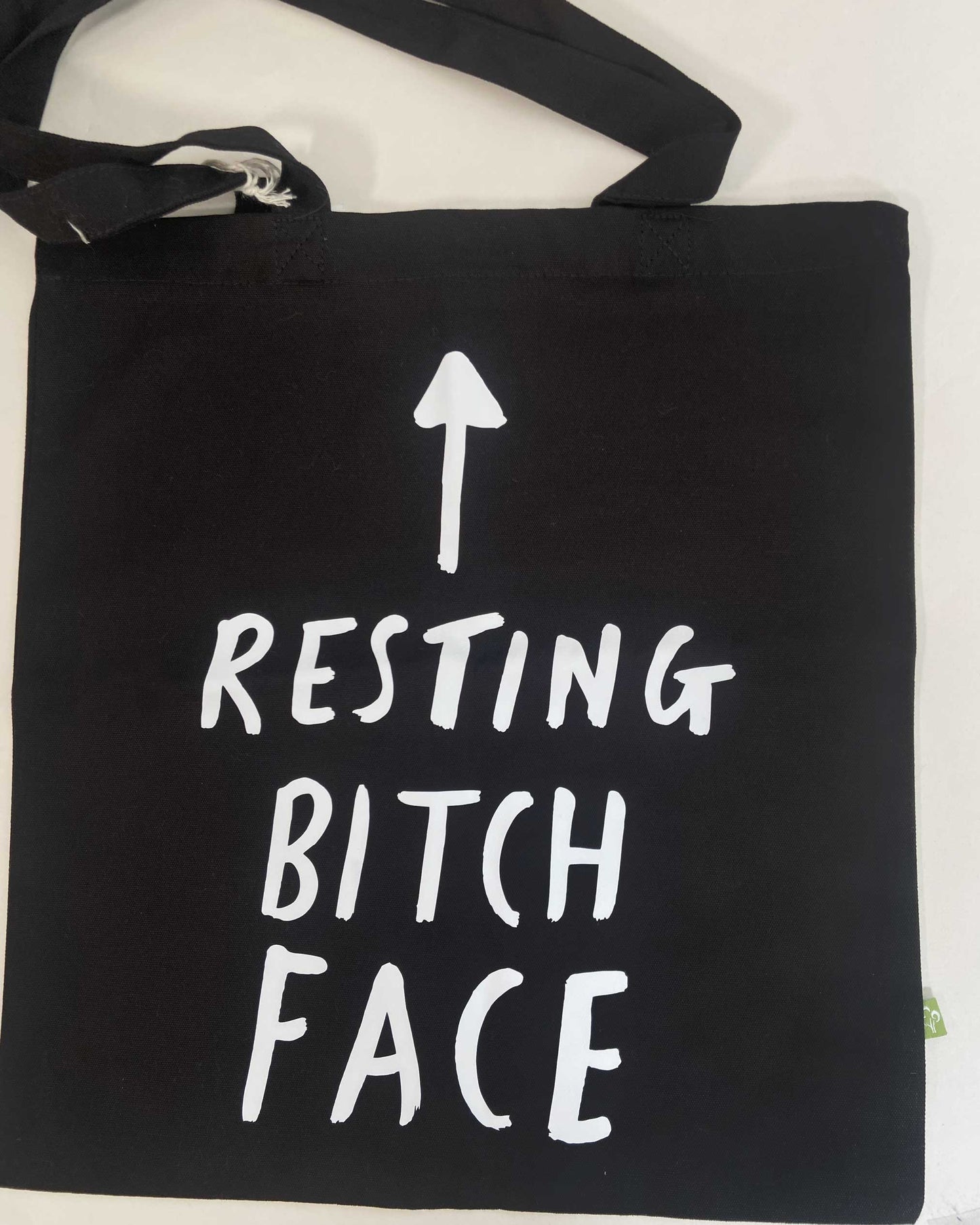 Resting Bitch Face Slogan Tote Bag SALE
