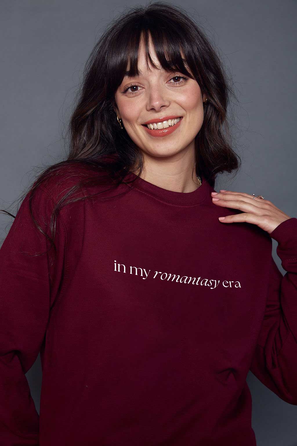 Romantasy Era Slogan Sweatshirt