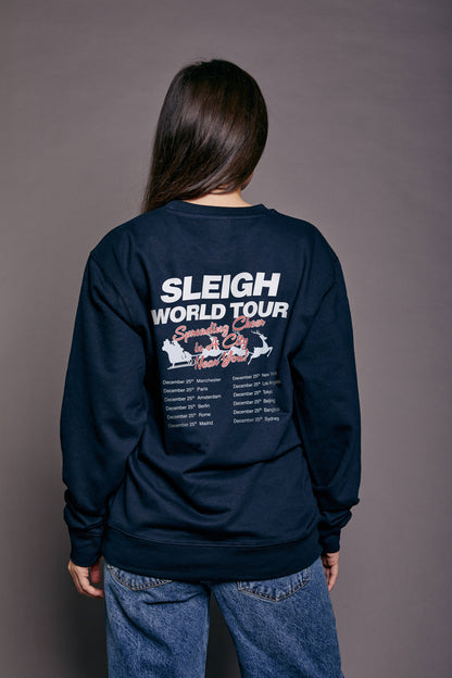 Sleigh It World Tour Santa Christmas Sweatshirt
