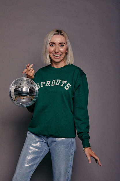 Sprouts Varsity Slogan Christmas Jumper