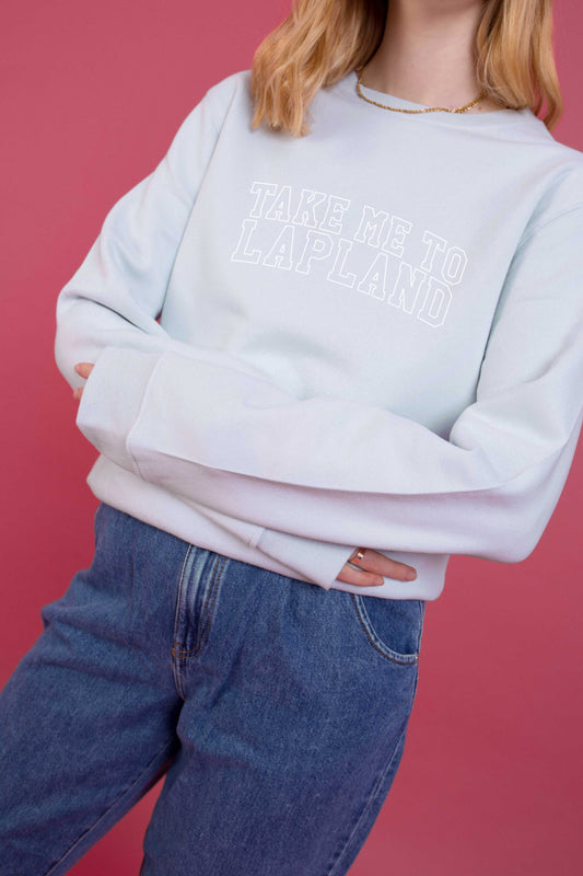 Pale Blue Varsity Lapland Sweatshirt