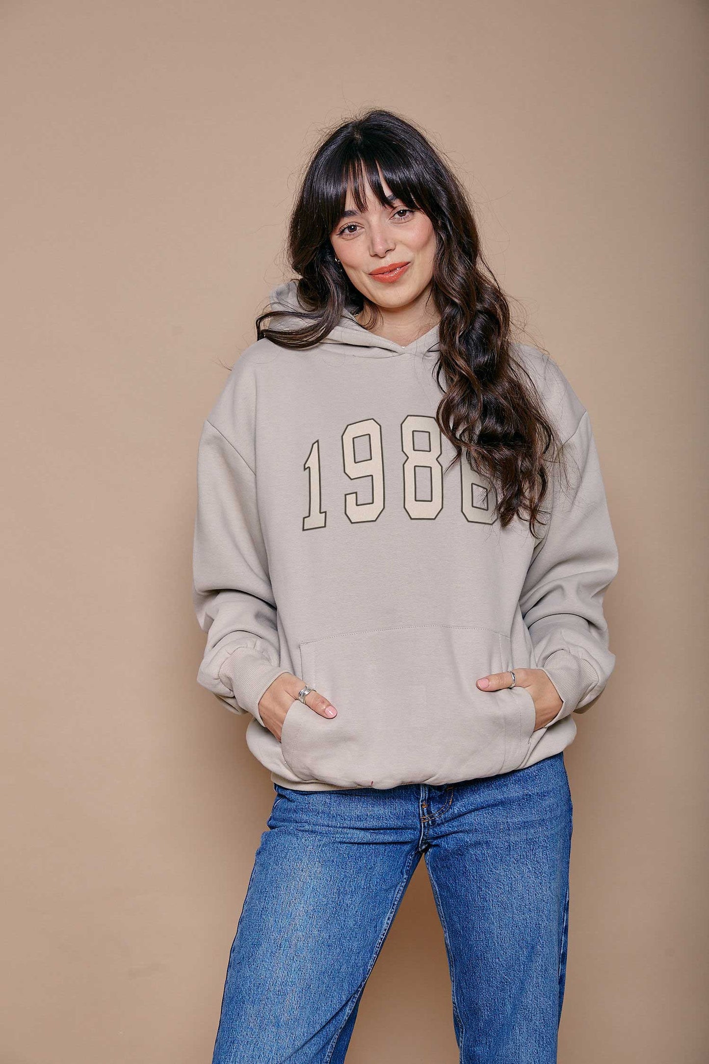 Personalised Varsity Year Heavy Weight Hoodie